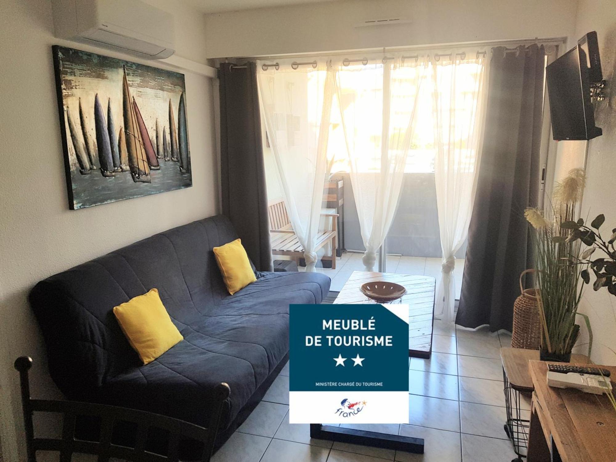 Le Venizio - Classe 2 Etoiles - T2 Climatise, Avec Terrasse, Parking, Pret De Velos, 10 Minutes A Pied Gare Et Centre Ville Sète Zewnętrze zdjęcie
